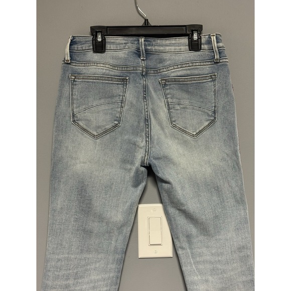 Driftwood Jeans Womens Size 27‎ Jackie Embroidered Straight Leg Blue $138 - Picture 12 of 13